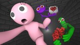 Monster School: Rainbow Friends Pink Fall in Love - Sad Story | Minecraft Animation