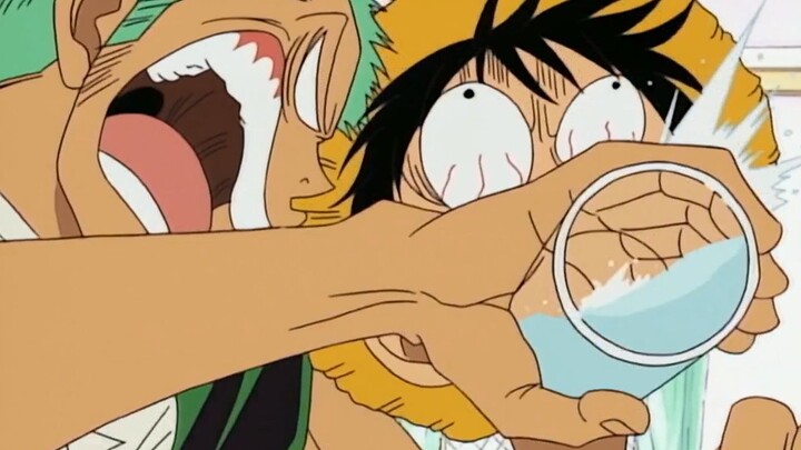 Pelayan Luffy mengerjai Zoro! Mencuri ayam berarti kehilangan nasi! Ha ha
