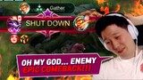 Hell game... Enemy shut down Gosu General | Mobile Legends