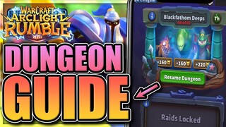 Full Dungeon Run [tips & guide for progression] Warcraft Arclight Rumble