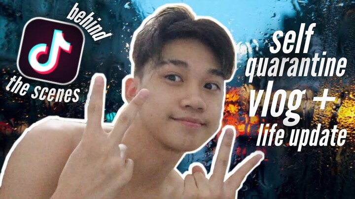 SELF QUARANTINE VLOG + PAANO AKO MAG TIKTOK? | Marcus Chleone