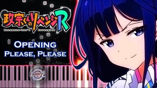 Masamune Kun No Revenge R OP Piano Tutorial - Masamune-Kun No Revenge Season 2 Opening Please Please