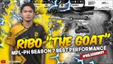 THE BEST PLAYS OF RIBO "THE GOAT" FROM MPL-PH SEASON 7