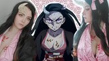 Nezuko Berserk Makeup Tutorial | Demon Slayer Cosplay