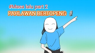 lari... ada pahlawan BERTOPENG 🤣🗿