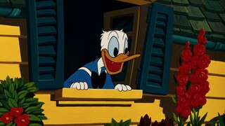 Film pendek animasi Donald Duck tahun 1953 "The New Neighbors" dalam bahasa Cina dan Inggris