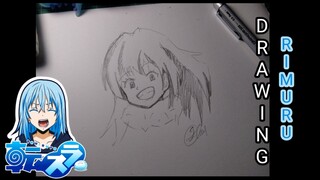 Drawing Rimuru Tensei Shitara Slime Datta Ken
