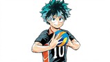 [Full high-energy/voice actor meme] My Hero Academia and the volleyball boy ran into the wrong set