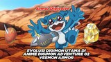 Evolusi Digimon Utama Di Anime Digimon Adventure 02 - Veemon Armor Digivolve (Anime)