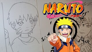 menggambar uzumaki naruto
