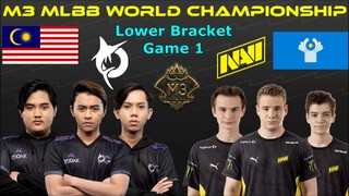 TODAK Vs NAVI [GAME 1] | M3 MLBB World Championship 2021 | Playoffs Day 6