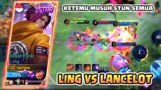 LING VS LANCELOT,  CARA HADAPI MUSUH FULL STUN - LING GAMEPLAY #48