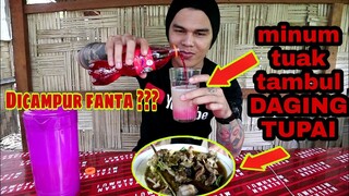 Minum TUAK tambul TUPAI, Gogo sinaga si "makan tatto" m4buk beneran || makan tatto