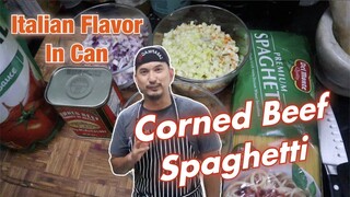 De lata Spaghetti | CORNED BEEF spaghetti