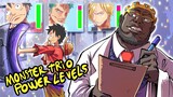Luffy Vs Zoro Vs Sanji Power Level Stats Comparison - Offense 📋
