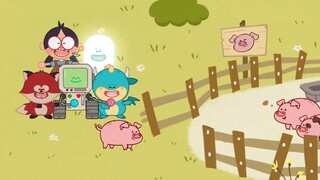 3. Babo the Dragon. BABO GOES TO THE FARM /BABO VA A LA GRANJA (English)