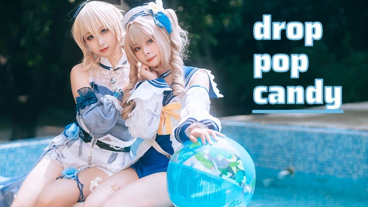 【原神cos】drop pop candy❀试图抓住夏天的尾巴~琴&芭芭拉~❀