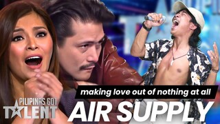 Filifino's Got Talent 2023 | Andrian Makes the Judges Cry | Air Supply song with extraordinary sound