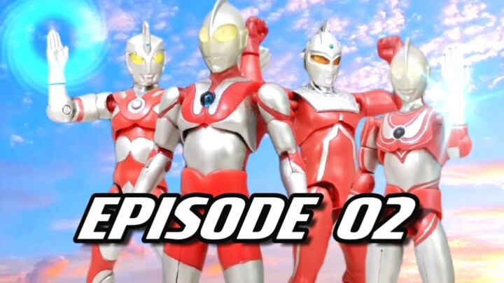 [Animasi Stop-Motion] Ultra Galaxy Fight Episode 2 Showa Bab 02 Ultraman Handheld Hyper-Mobile Food 