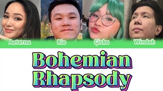 Bohemian Rhapsody - Queen | Cover by Windah, Rio Djaja, Aeterna, Giska  ( Jaya Esport Ai Cover )