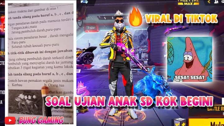 OHH JADI INI SOAL UJIAN ANAK SD YANG VIR4L DI TIKTOK?🤫🔥