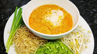 หมี่กะทิ ทำง่ายกว่าที่คิด | วิธีทำหมี่กะทิ | Noodles with coconut curry