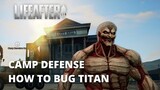 LIFEAFTER x Attack On Titan | Camp Defense | How to Bug Armored Titan | FREE TO GET HEADSHOT