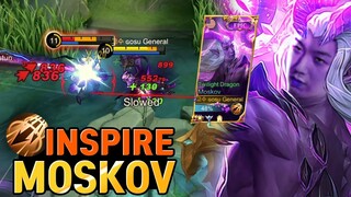 Gosu General Picked Moskov with Inspire in Mythical Glory Rank | Mobile Legends