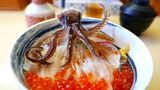 Món ăn đường phố Nhật Bản - mực ống sashimi | Food Kingdom
