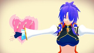 【mmd ギャラクシーエンジェル】リリィ・c・シャーベットでなでなで