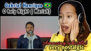 Gabriel Henrique - O holy night (Mariah Carey cover) || Reaction