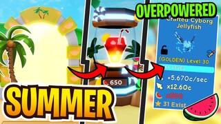 NEW OVERPOWERED SUMMER EVENT 🌴 EASY OP PETS!!! | ROBLOX CLICKER SIMULATOR UPDATE 29