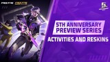 5th Anniversary: Preview Of Activities & Reskins | Free Fire Official