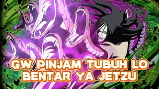 Apa alasan orochimaru pindah ke tubuh jetzu ?