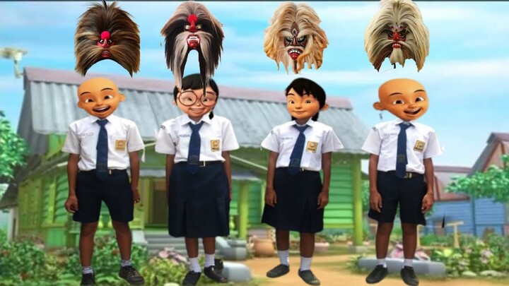 KELUARGA UPIN IPIN BERMAIN TARI TOPENG BUJANG GANONG