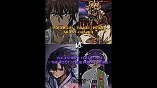 Hajun + Akuto Sai vs Featherine + Void Shiki #shorts #edit