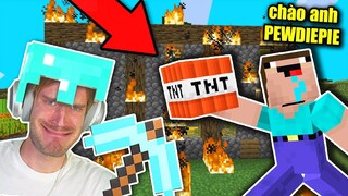 MÌNH ĐƯỢC MỜI ĐẾN THẾ GIỚI CỦA PEWDIEPIE TRONG MINECRAFT!!