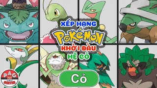 Xếp hạng các Pokemon Khởi Đầu hệ CỎ | Weakest to Strongest Grass Type Starter Pokemon | PAG Center