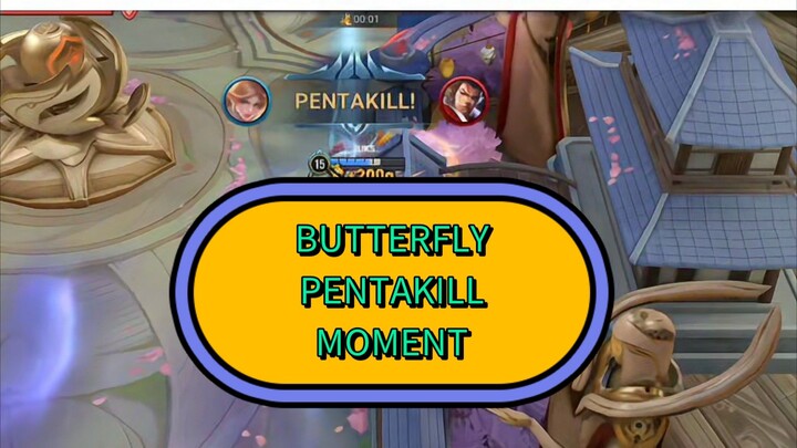 Butterfly honor of kings pentakill moment
