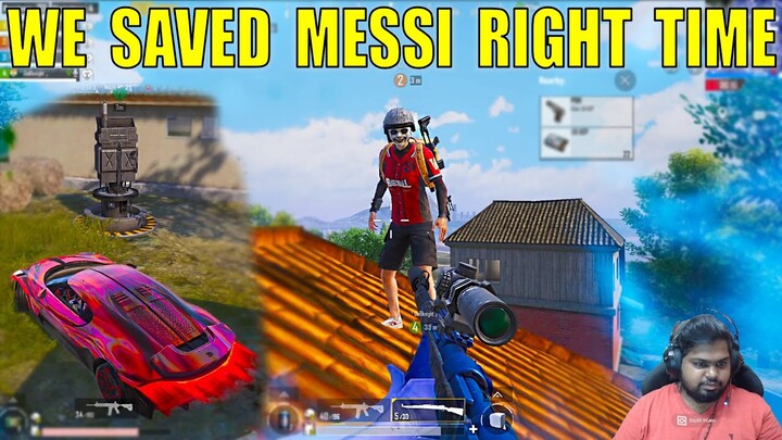 வேற மாதிரி காப்பாத்திட்டோம் 😎 We Saved Messi OP Saved 🔥 #pubg #devilgaming