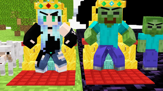 Monster School RIP สงครามระหว่าง King Zombie และ Wolf Kings - Sad Story - Minecraft Animation
