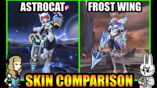 KIMMY FROST WING DRAGON TAMER EPIC SKIN EFFECTS VS. ASTROCAT EPIC SKIN - MLBB SKIN COMPARISON SERIES