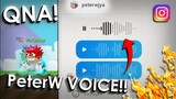 I Do QNA with INSTAGRAM VOICE NOTE , lmao.. ( EPIC VOICE!! )