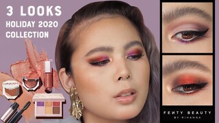 3 LOOKS & DETAIL REVIEW | Fenty Beauty Holo Daze 2020 Collection