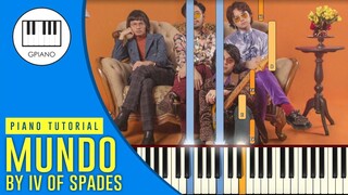 IV of Spades - Mundo (Piano Tutorial Synthesia)