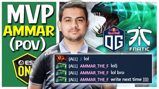 OG.ATF Tidehunter POV vs FNATIC (GAME3) - The Real MVP! - "LOL BRO, Write Next Time"