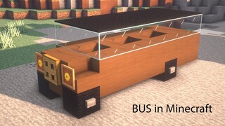 Building a Bus in Minecraft - Easy guide!