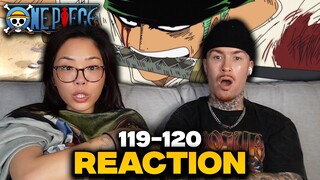 ZORO FIGHTS MR. 1! | First Time Watching One Piece Episode 119-120 Reaction