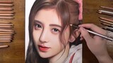 "ภาพวาดดินสอสี" จวี จิ้งอี