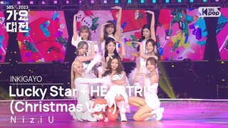 NiziU (니쥬) - Lucky Star + HEARTRIS (Christmas Ver.) @가요대전  GayoDaejeon 20231225